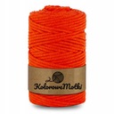String tkané s jadrovým makrámom 5 mm 100m oranžovou farbou
