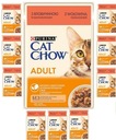 Purina Cat Chow hovädzie pre dospelých s baklažánom 10x85g