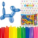 Balóny na modelovanie modelovacej hmoty Twisting TUBES Long FAREBNÉ párty 100 ks