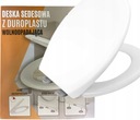 Odnímateľné WC sedadlo s mäkkým zatváraním pre VILLEROY & BOCH s Duroplastom