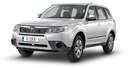 Bočné lišty Subaru Forester III, 2008-2013