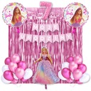 Súprava balónov pre bábiky Barbie Moje 7. narodeniny Banner