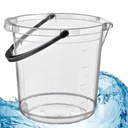 Vedro s priehľadnou hubicou, 14l, TRANSPARENT STRONG, s CERTIFIKÁTOVOU stupnicou