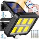 LED SOLARNE LAMPA, SENZOR POHYBU, FASADA
