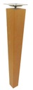 Drevené nábytkové nohy, lakované, 32 cm lichobežníkové uchytenie