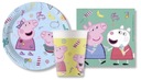 Narodeninová súprava 1-9 narodeninových obrúskov Peppa Pig Cups
