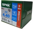 NEREZOVÉ NEREZOVÉ SKRUTKY, KUŽEL T20 SPAX 4X40 200KS A2