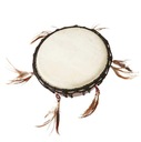 Indický tamburína Šamanský bubon Ethno 22 cm