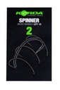 KORDA háčiky na kapry SPINNER #2, balenie 10 ks