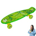 Mini skateboard PRE DETI DINO zelený PENNYBOARD