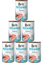 Brit Pate&Meat DOG Adult Losos Mokré krmivo s lososom 6x800g BALENIE
