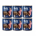 Brit Premium By Nature Lamb&Buckwheat 6x800g Mokré krmivo pre psov