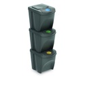 Sada košov pre segregáciu Sortibox 3x25L Great Wasster Content