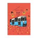 Plagát A4 Krakow Tram Konstal 105Na