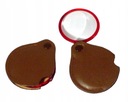 Skladacia vrecková lupa x3,5 45mm sklenená s okuliarmi.
