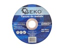 Geko G00023 rezací kotúč na kov 230 x 2 x 22,23 mm x 10ks