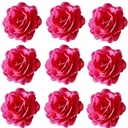Cake Flowers Čínska ruža Fuchsia veľká 15 ks