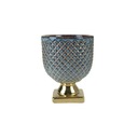 Obal na kvetináč CUP Blue Ceramic 16.5