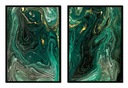 OBRAZOVÉ PLAGÁTY V RÁME 53x73cm Diptych Mramor P2028