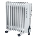 Olejový radiátor 2500W 11 lamiel 3 rozsahy regulácie teploty s nastaviteľnou