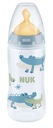 NUK 300 BOTTLE cumlík LATEX 0-6M SNÍMAČ TEPLOTY