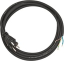 Prepojovací kábel IP44 čierny 3m H07RN-F 3G1.5