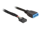 Pin Header USB 3.0 19pinový samica / USB 2.0 9pinový kábel