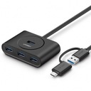 USB-C 3.1 UGREEN OTG 4 X USB splitter adaptér