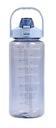 MD 2 litrová VEĽKÁ fľaša na vodu 2000 ml | MODRÁ