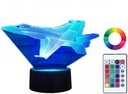 Nočná lampa F16 FIGHTER AIRPLANE Led NAME Gravírovanie