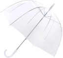 Automatický dáždnik Susino bezfarebný, biely