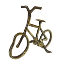 Kovová figúrka krivého bicykla