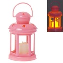 Adventný lampáš pre rorátov LED lampáš pre dievčatá pre rorátov, ružový