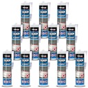 SANITÁRNY SILIKÓN Bezfarebný TOOLSEN 280 ml 12 ks