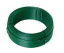 Zelený PVC napínací drôt, 3,4 x 26 m