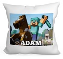 VANKÚŠ MINECRAFT DARČEK PRE DIEŤA + MENO