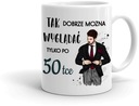 Hrnček, darček k 50. narodeninám, človeče