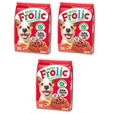 Frolic Mini XS/S suché krmivo pre psov s hovädzím mäsom 3x800g
