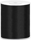Čierna čierna stuha Ribbon čierne luky pre darčeky 100 mm x 25 m