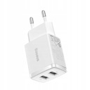 Baseus Compact Nástenná nabíjačka 2x USB 2A 10,5W