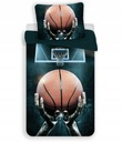 BASKETBAL BASKETBAL BAVLNENÉ POSTEĽNOSŤ 140x200 ŠPORTOVÁ LOPTA MLÁDEŽE