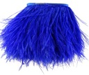 Pestrické perie na páske zafíru 1m 15 cm 9455