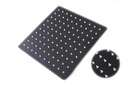 DAŽĎOVÁ SPRCHA KOVOVÁ BLACK SLIM 20x20 SQUARE