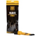 WORK STUFF Detailing Brush BLACK Sada 3 štetcov