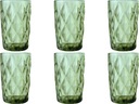 Sada pohárov Poháre 350ml ELISE GREEN 6 ks