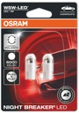 Žiarovky OSRAM NIGHT BREAKER LED W5W 6000K s ECE