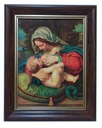OBRAZ V RÁME 40X50 NAŠA DÁMA KRMÍ