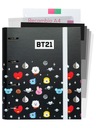 BT21 BTS - zakladač s listami A4 a gumičkou