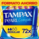 TAMPAX COMPAK BEŽNÉ TAMPÓNY S APLIKÁTOROM x72