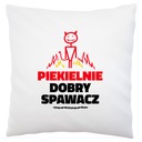 Pekelný zvárač Biely vankúš